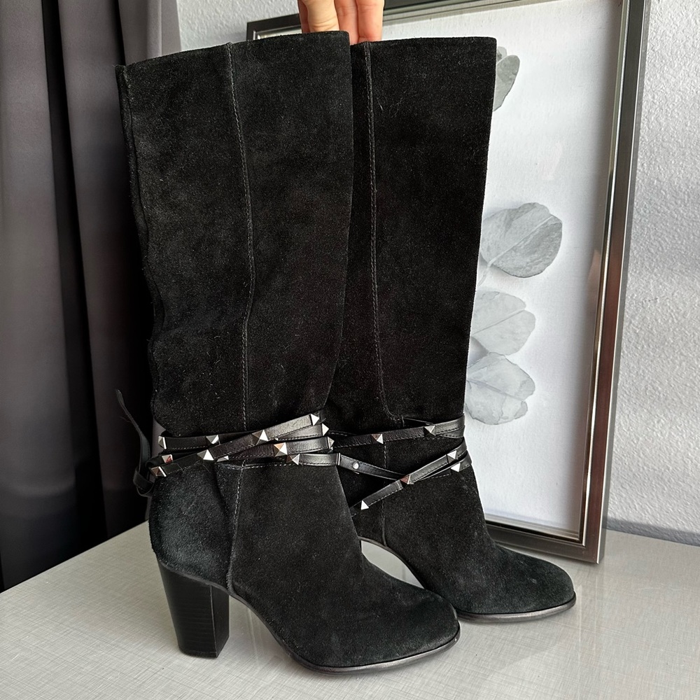 Antonio Melani suede tall boots new Sz 5.5